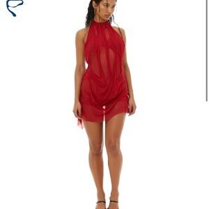 Di Petsa wet look dress GREAT condition